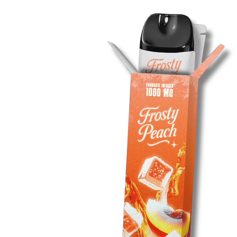 THC Vape 1000MG | Frosty peach