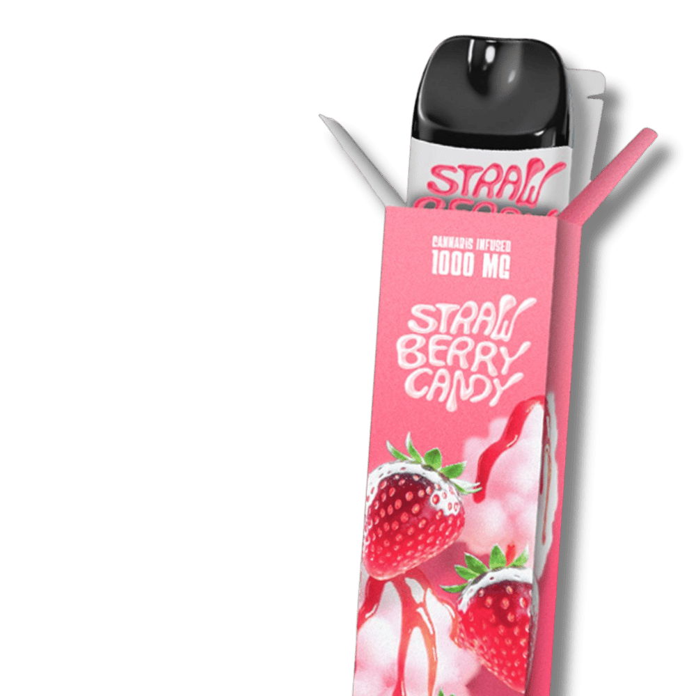 THC Vape 1000MG | Strawberry Candy