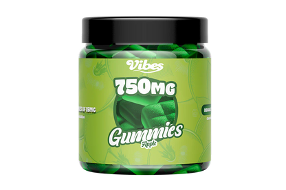 THC Gummies 750MG Pomme | Vibes